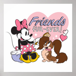 Friends Fur Ever Minnie and Pup Love Poster