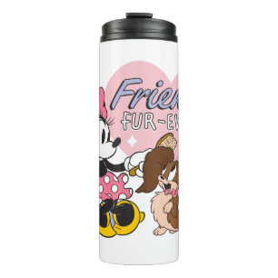 Friends Fur Ever Minnie and Pup Love Thermal Tumbler