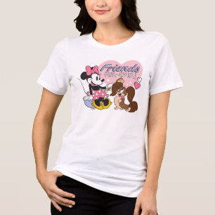 Friends Fur Ever Minnie and Pup Love Tri-Blend Shirt
