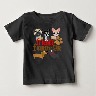 Friends Furever Dogs Puppies Baby T-Shirt