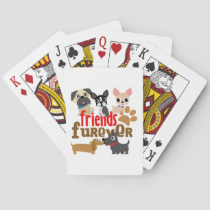 Friends Furever Dogs Puppies Playing Cards