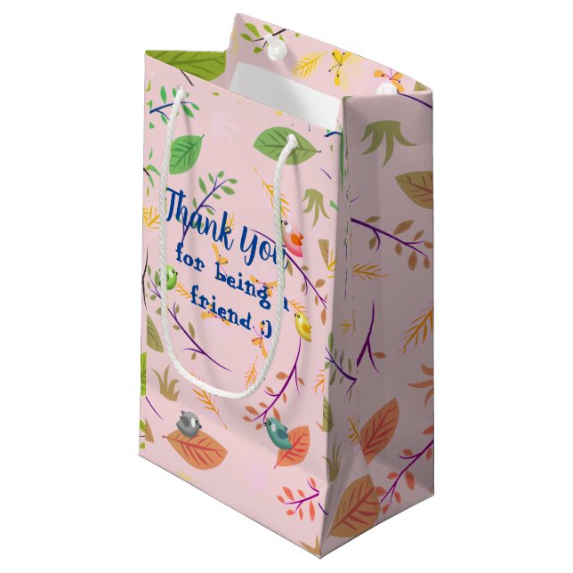 Friend's Gift ideas Small Gift Bag (Front Angled)