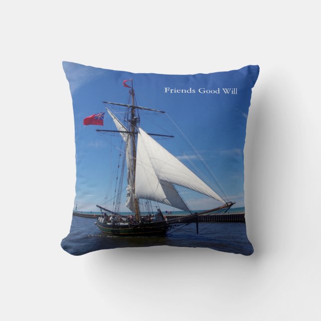 Friends Good Will square pillow (Front)