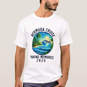 Friends Group Bermuda Cruise 2026 Matching Family T-Shirt