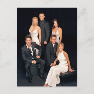 FRIENDS™ Group in Black and White Formal Wear Invitation Postcard