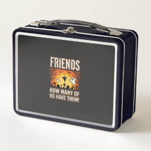 Friends Halloween Ghost Graveyard Design_1 Metal Lunch Box