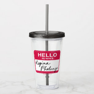 FRIENDS™   Hello My Name is Regina Phalange Acrylic Tumbler