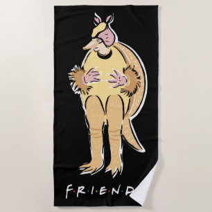 FRIENDS™   Holiday Armadillo Beach Towel