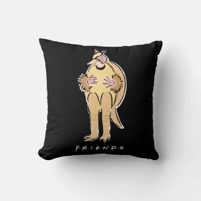 FRIENDS™ | Holiday Armadillo Throw Pillow (Front)