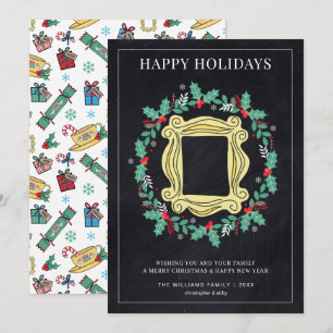 FRIENDS™ Holiday Christmas Chalkboard Card