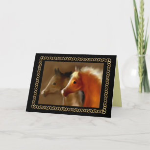 "Friends" ~ Horseshoe Greeting Card