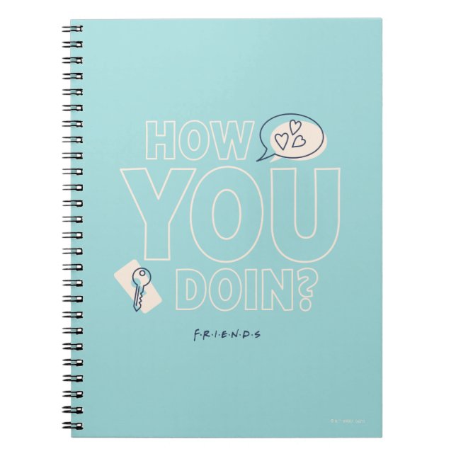 FRIENDS™ | How You Doin? Notebook (Front)