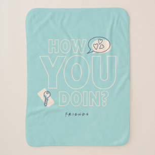 FRIENDS™   How You Doin? Sherpa Blanket