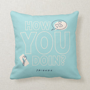FRIENDS™   How You Doin? Throw Pillow