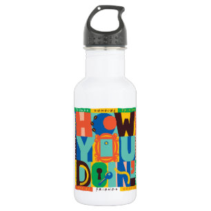 FRIENDS™ How You Doin' - Vibrant Graphic 532 Ml Water Bottle