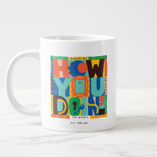 FRIENDS™   How You Doin' - Vibrant Graphic Large Coffee Mug