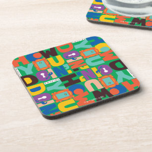 FRIENDS™   How You Doin' Vibrant Pattern Coaster