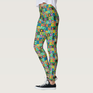 FRIENDS™   How You Doin' Vibrant Pattern Leggings