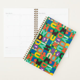 FRIENDS™   How You Doin' Vibrant Pattern Planner
