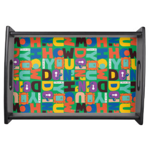 FRIENDS™   How You Doin' Vibrant Pattern Serving Tray