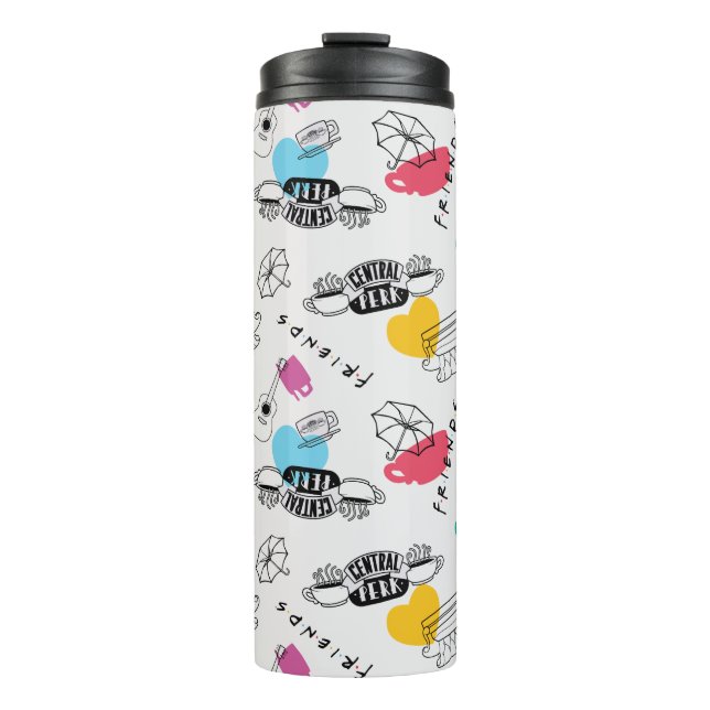 FRIENDS™ | Icon Pattern Thermal Tumbler (Front)
