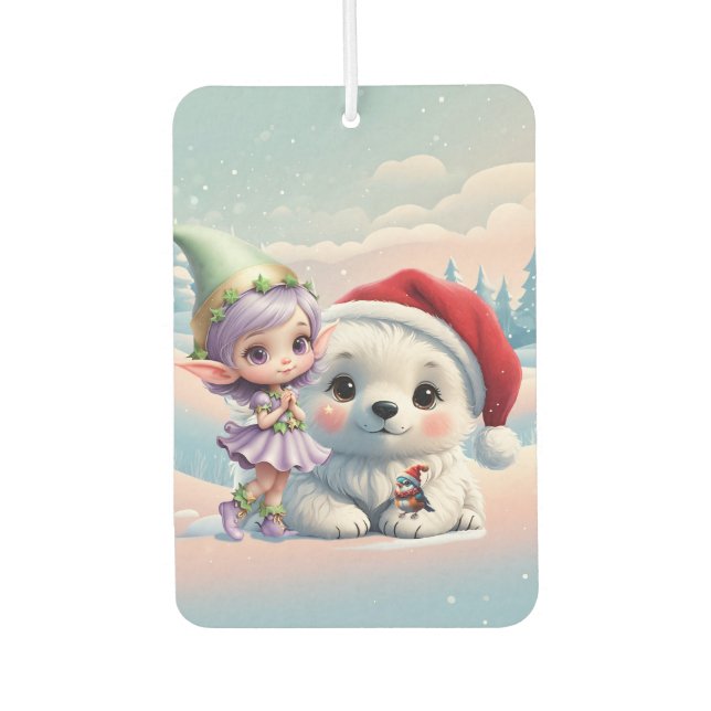 Friends in a fantasy world. air freshener (Front)