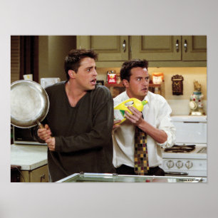FRIENDS™   Joey & Chandler Scared Poster
