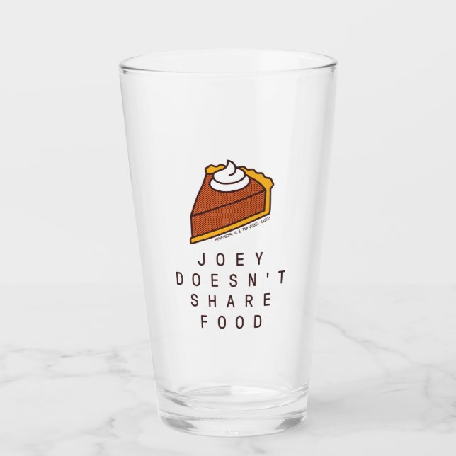 FRIENDS™ | Joey Doesn't Share Food Glass (Front)