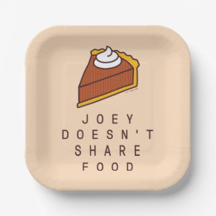 FRIENDS™ Joey Doesn't Share Food Paper Plate
