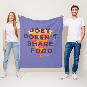 FRIENDS™   Joey Doesn't Share Food - Pizza Fleece Blanket