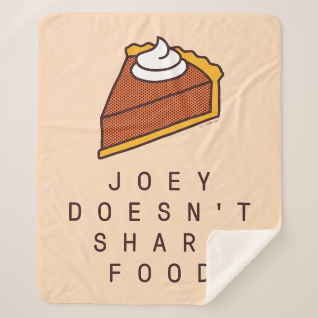 FRIENDS™ | Joey Doesn't Share Food Sherpa Blanket (Front)