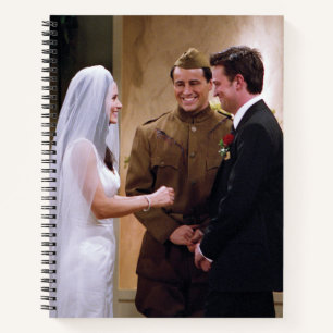 FRIENDS™   Joey Marries Monica & Chandler Notebook