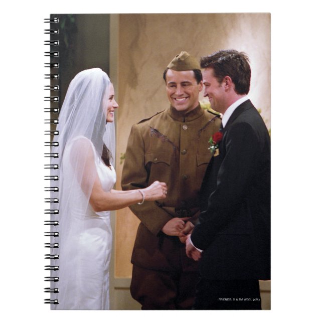 FRIENDS™ | Joey Marries Monica & Chandler Notebook (Front)