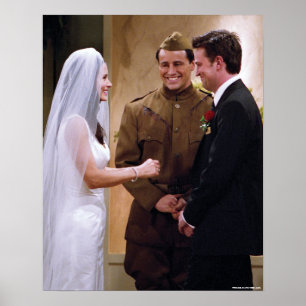 FRIENDS™   Joey Marries Monica & Chandler Poster