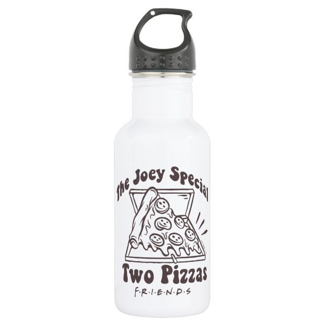 FRIENDS™ | Joey Pizza Quote 532 Ml Water Bottle (Front)