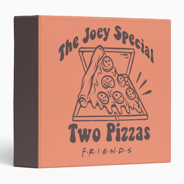 FRIENDS™ | Joey Pizza Quote Binder (Front/Spine)
