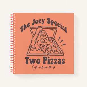 FRIENDS™ Joey Pizza Quote Notebook