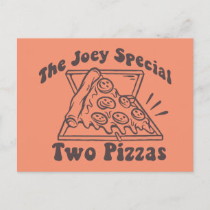 FRIENDS™   Joey Pizza Quote Postcard