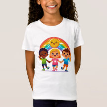 Friends Make Every Day Sunny and Bright Kids T-Shi