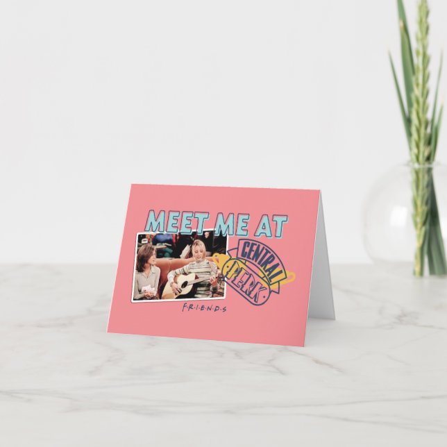 FRIENDS™ | Meet Me at Central Perk Note Card (Front)