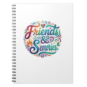 Friends & Memories T-Shirt – Cherished Moments Notebook