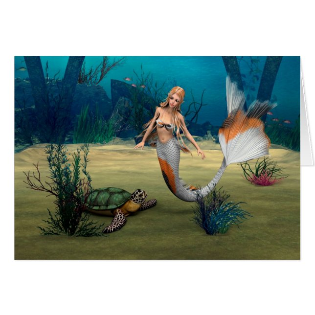 Friends Mermaid und Turtle (Front Horizontal)