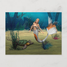 Friends Mermaid und Turtle