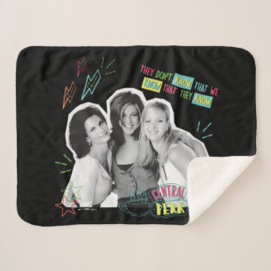 FRIENDS™   Monica, Rachel & Phoebe Sherpa Blanket