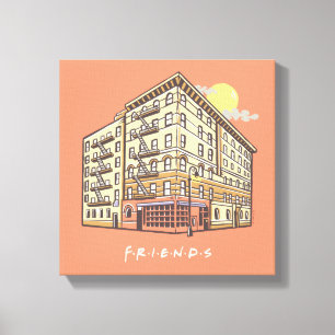 FRIENDS™   Monica's Apartment Building Canvas Print