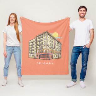 FRIENDS™   Monica's Apartment Building Fleece Blanket