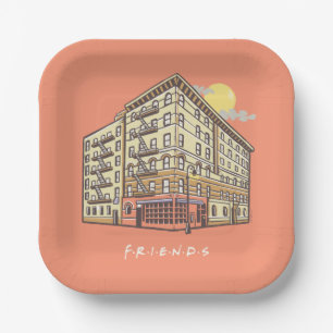 FRIENDS™   Monica's Apartment Building Paper Plate