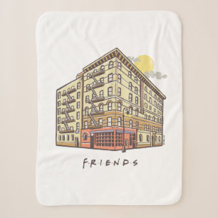 FRIENDS™   Monica's Apartment Building Sherpa Blanket
