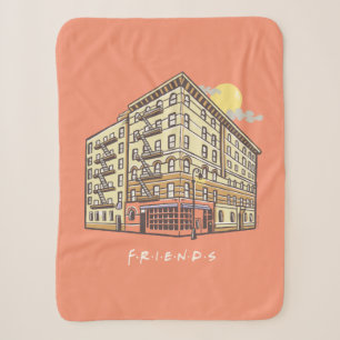 FRIENDS™   Monica's Apartment Building Sherpa Blanket
