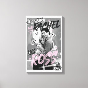 FRIENDS™   Mr. Rachel & Mrs. Ross Canvas Print